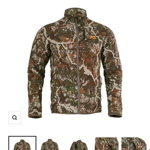 Men’s First Lite Source Jacket Specter Camo Insulated Hunting Jacket size M